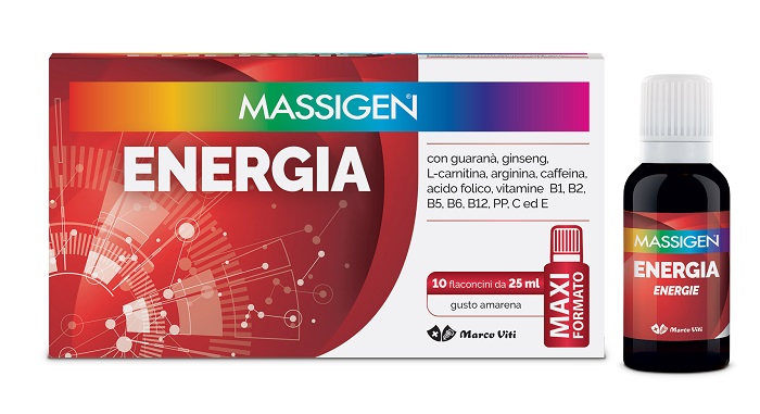 MASSIGEN ENERGIA 10 FLACONI DA 25 ML - Luckyfarma.it