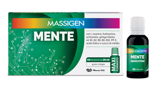 MASSIGEN MENTE 10 FLACONI DA 25 ML - Luckyfarma.it