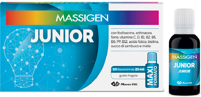 MASSIGEN JUNIOR 10 FLACONI DA 25 ML - Luckyfarma.it