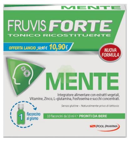 FRUVIS FORTE MENTE 10 FLACONCINI DA 10 ML - Luckyfarma.it