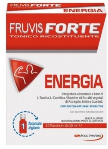 FRUVIS FORTE ENERGIA 10 FLACONCINI DA 10 ML - Luckyfarma.it