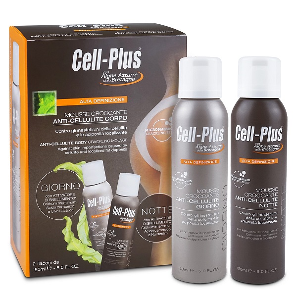CELL-PLUS ALTA DEFINIZIONE MOUSSE CROCCANTE GIORNO E NOTTE EDIZIONE LIMITATA 150 ML X 2 - Luckyfarma.it