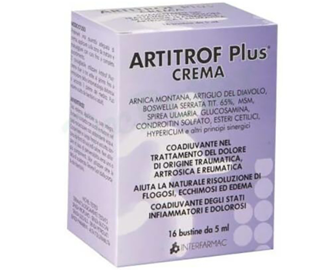 ARTITROF PLUS CREMA 16 BUSTINE DA 5 ML - Luckyfarma.it