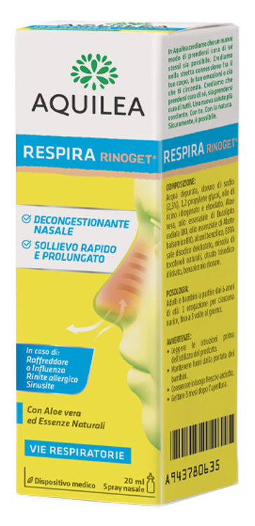AQUILEA RESPIRA RINOGET 20 ML - Luckyfarma.it
