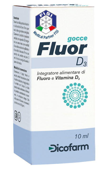 FLUOR D3 GOCCE 10 ML - Luckyfarma.it