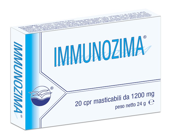 IMMUNOZIMA 20 COMPRESSE MASTICABILI DA 1200 MG - Luckyfarma.it