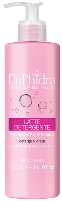 EUPHIDRA LATTE DETERGENTE STRUCCANTE QUOTIDIANO 400 ML - Luckyfarma.it