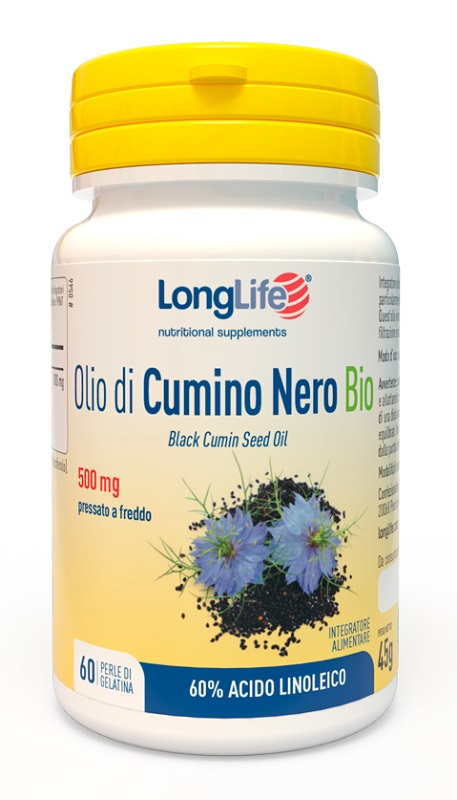 LONGLIFE OLIO CUMINO BIO 60 PERLE - Luckyfarma.it