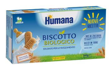 HUMANA BISCOTTO BABY BIO 2 SACCHETTI DA 180 G - Luckyfarma.it