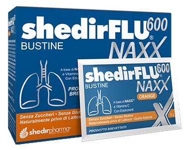 SHEDIRFLU 600 NAXX ARANCIA SENZA ZUCCHERI 20 BUSTINE - Luckyfarma.it