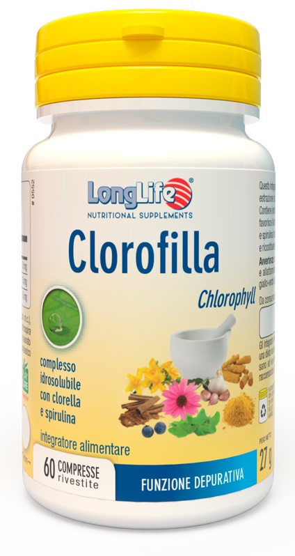 LONGLIFE CLOROFILLA 60 COMPRESSE - Luckyfarma.it