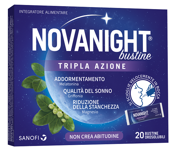 NOVANIGHT 20 BUSTINE TRIPLA AZIONE - Luckyfarma.it