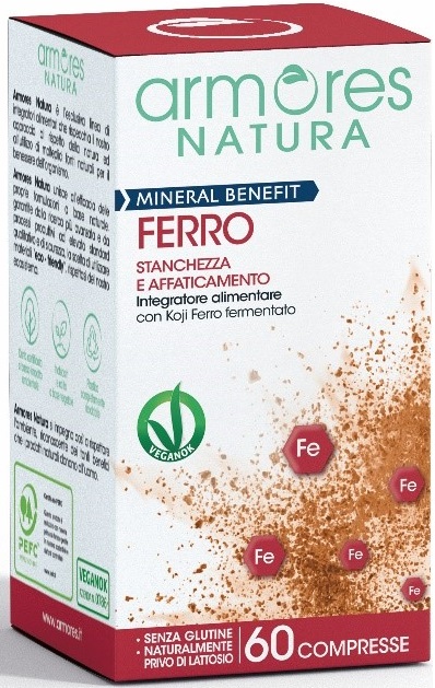 ARMORES MINERAL BENEFIT FERRO 60 COMPRESSE - Luckyfarma.it