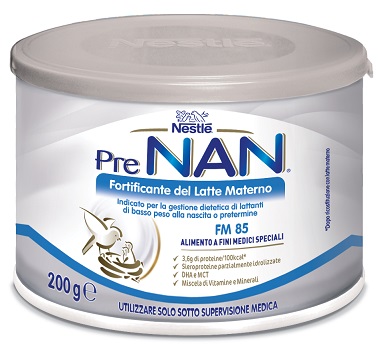 NESTLE' PRENAN FORTIFICANTE DEL LATTE MATERNO FM85 200 G - Luckyfarma.it