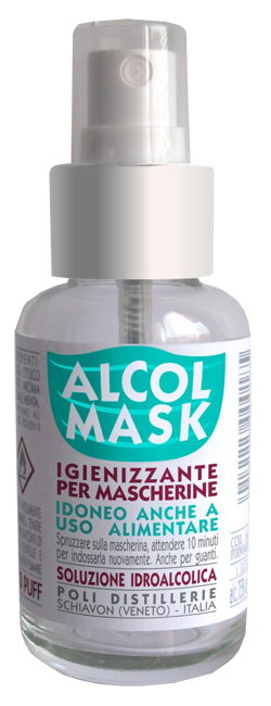 ALCOL MASK 50 ML IGIENIZZANTE MASCHERINE - Luckyfarma.it