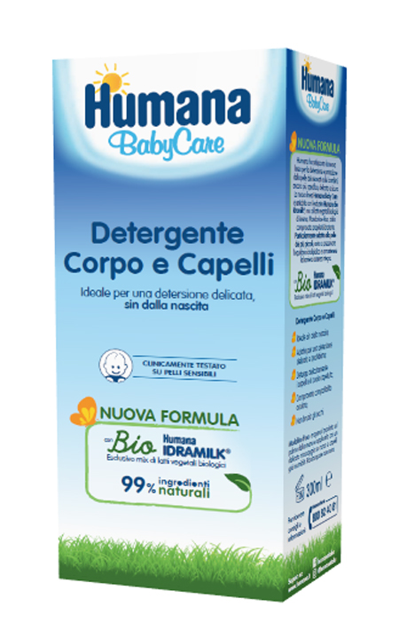HUMANA BABY CARE DETERGENTE CORPO&CAPELLI 300 ML - Luckyfarma.it