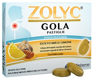 ZOLYC GOLA MIELE/LIMONE SENZA ZUCCHERI 36 PASTIGLIE - Luckyfarma.it