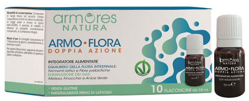 ARMORES ARMO FLORA DOPPIA AZIONE 10 FLACONCINI DA 10 ML - Luckyfarma.it