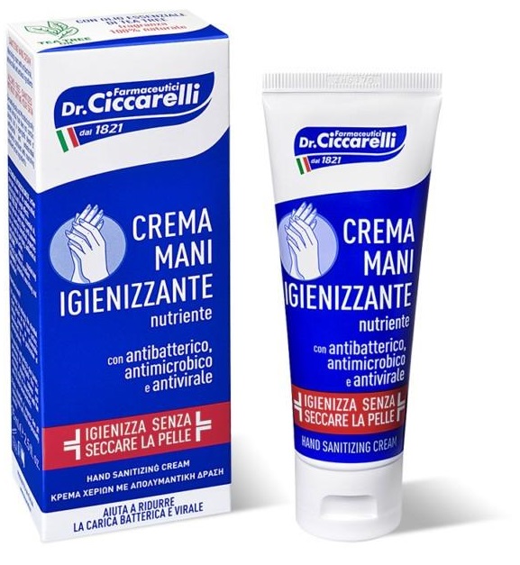 CICCARELLI CREMA MANI IGIENIZZANTE 75 ML - Luckyfarma.it