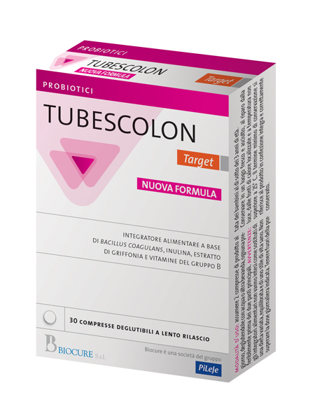 TUBESCOLON TARGET 30 COMPRESSE NUOVA FORMULA - Luckyfarma.it