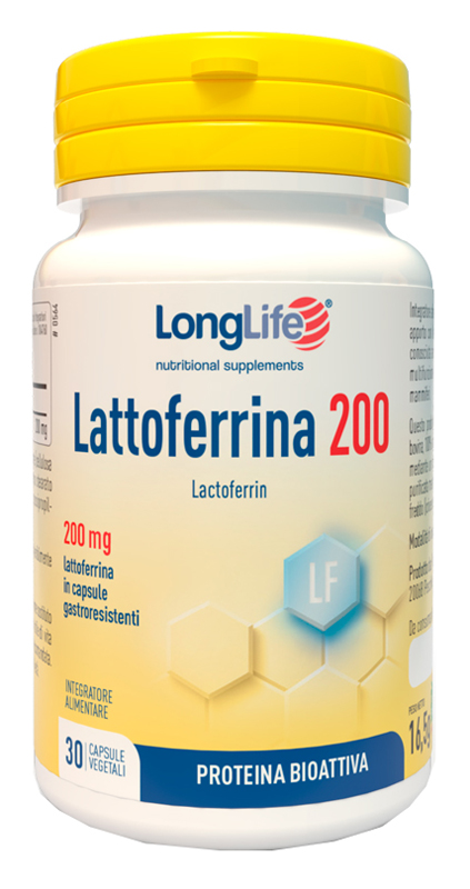LONGLIFE LATTOFERRINA200 30 CAPSULE GASTRORESISTENTI - Luckyfarma.it