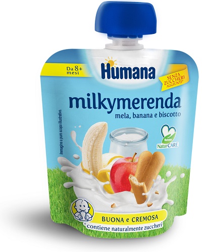 MILKYMERENDA MELA-BANANA BISCOTTO 100 G - Luckyfarma.it