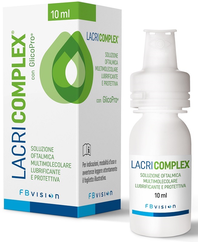 LACRICOMPLEX SOLUZIONE OFTALMICA MULTIMOLECOLARE LUBRIFICANTE PROTETTIVA 10 ML - Luckyfarma.it
