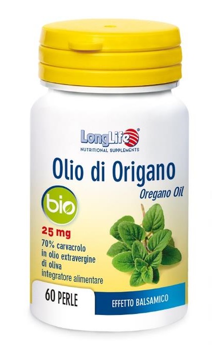 LONGLIFE OLIO ORIGANO BIO 60 PERLE - Luckyfarma.it