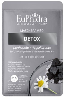EUPHIDRA MASCHERA VISO DETOX 1 PEZZO - Luckyfarma.it