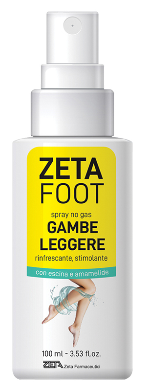 ZETAFOOT SPRAY NO GAS GAMBE LEGGERE 100 ML - Luckyfarma.it