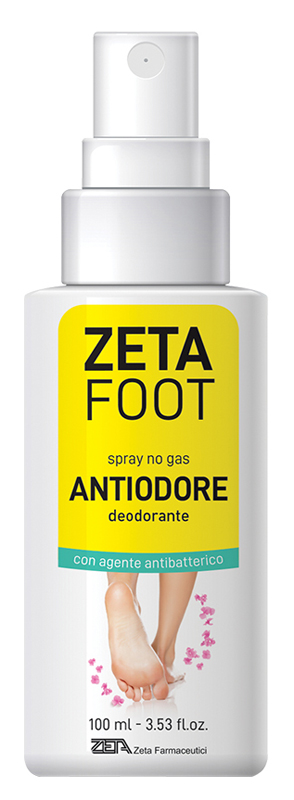 ZETAFOOT SPRAY ANTIODORE 100 ML - Luckyfarma.it