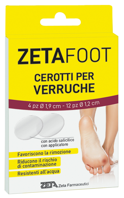 ZETAFOOT CEROTTO VERRUCHE ASSORTITE 16 PEZZI - Luckyfarma.it