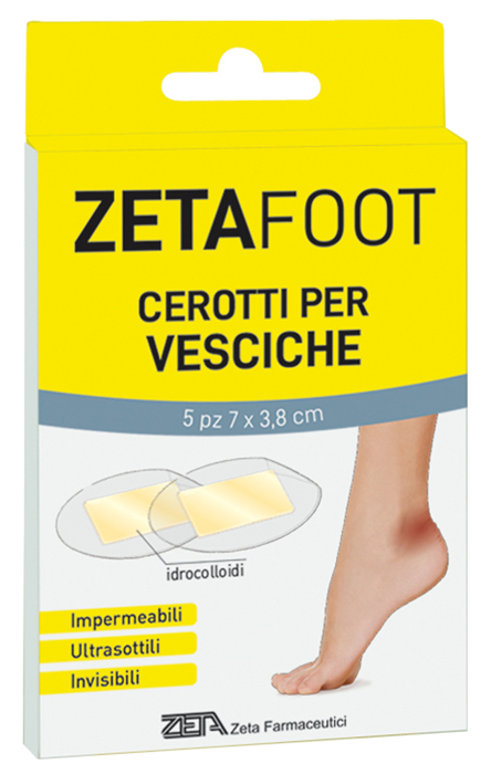 ZETAFOOT CEROTTO IDROCOLLOIDALE VESCICHE SP 5 PEZZI - Luckyfarma.it