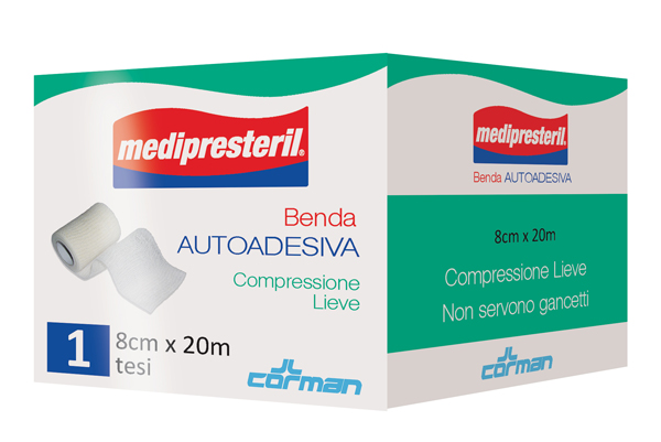 MEDIPRESTERIL BENDA AUTOADESIVA 8X2000 CM 1 PEZZO - Luckyfarma.it