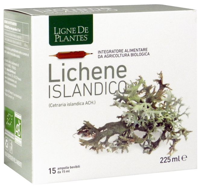 LIGNE DE PLANTES LICHENE ISLANDICO 15 AMPOLLE X 15 ML - Luckyfarma.it