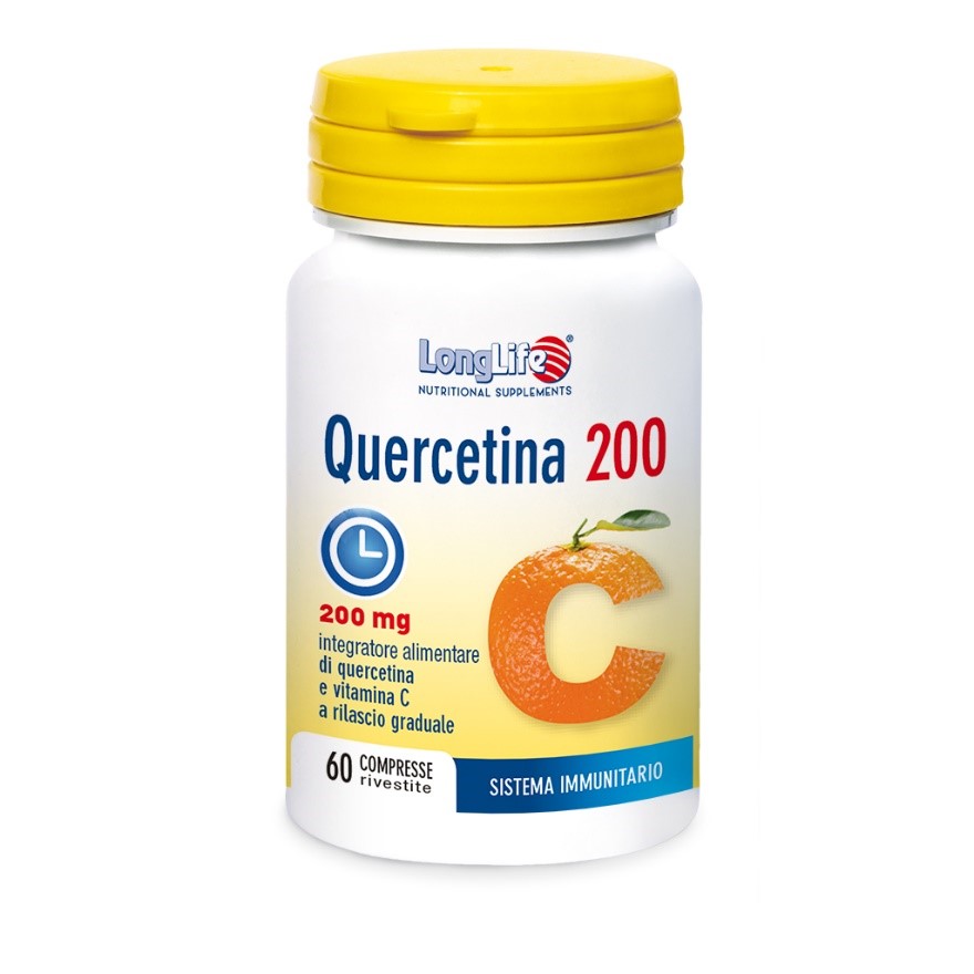 LONGLIFE QUERCETINA 200 60 COMPRESSE MASTICABILI - Luckyfarma.it