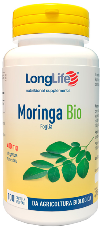 LONGLIFE MORINGA BIO 100 CAPSULE VEGETALI - Luckyfarma.it