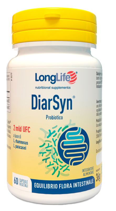 LONGLIFE DIARSYN 60 CAPSULE VEGETALI GASTROPROTETTE - Luckyfarma.it
