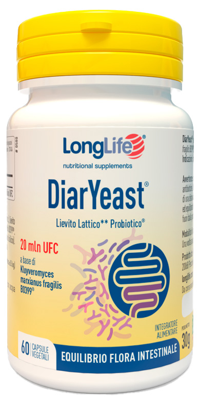 LONGLIFE DIARYEAST 60 CAPSULE VEGETALI - Luckyfarma.it