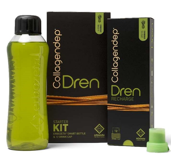 COLLAGENDEP DREN STARTER KIT 12 DRINK CAP + SMART BOTTLE - Luckyfarma.it