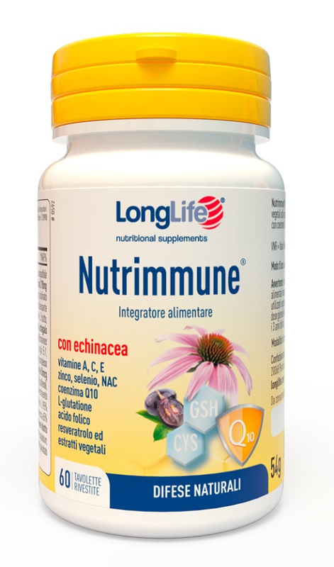 LONGLIFE NUTRIMMUNE 60 TAVOLETTE - Luckyfarma.it
