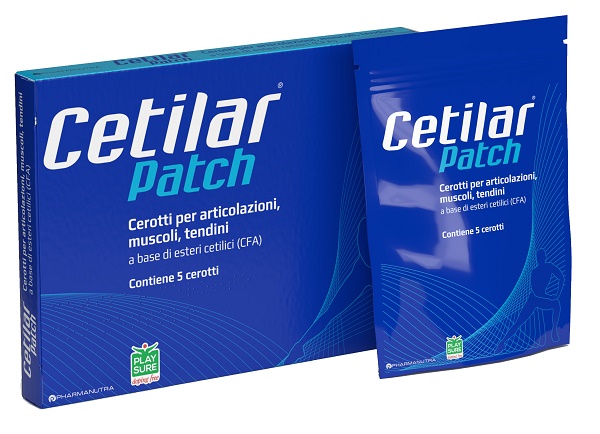 CEROTTO MONOUSO CETILAR PATCH PER ARTICOLAZIONI MUSCOLI E TENDINI 5 PEZZI - Luckyfarma.it