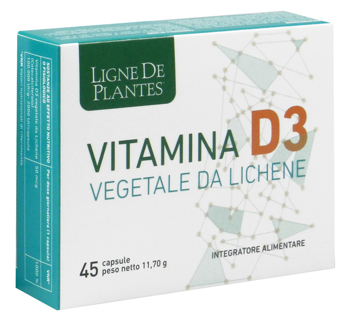 LIGNE DE PLANTES VITAMINA D3 VEGETALE 45 CAPSULE - Luckyfarma.it
