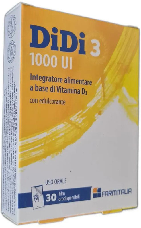 DIDI3 1000 UI 30 FILM ORODISPERSIBILI - Luckyfarma.it