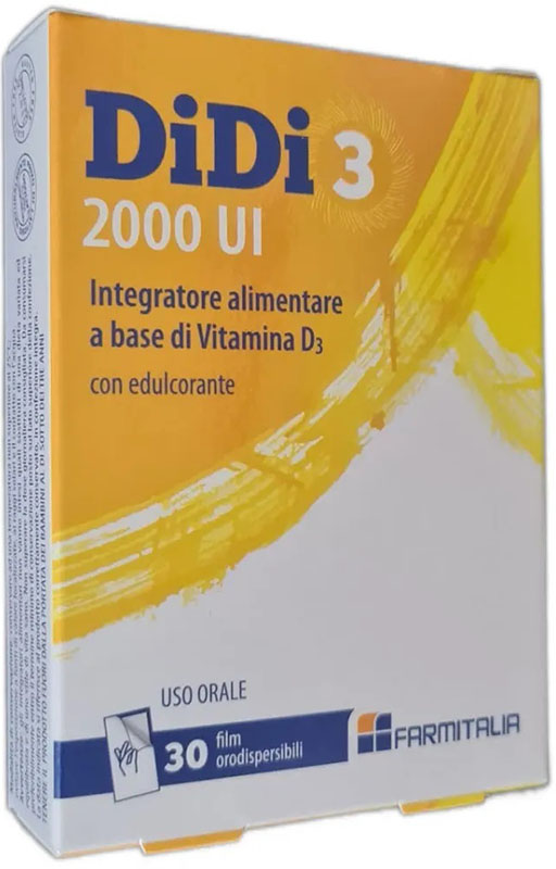 DIDI3 2000 UI 30 FILM ORODISPERSIBILI - Luckyfarma.it