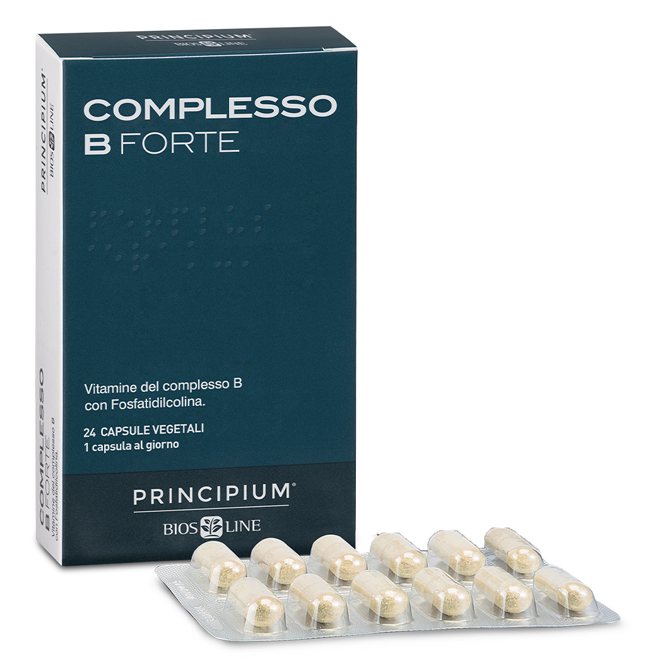 PRINCIPIUM COMPLESSO B FORTE 24 CAPSULE VEGETALI - Luckyfarma.it