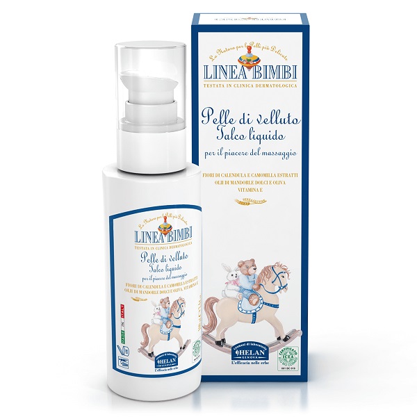 HELAN BIMBI PELLE DI VELLUTO TALCO LIQUIDO 240 ML - Luckyfarma.it