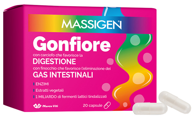 MASSIGEN GONFIORE 20 CAPSULE - Luckyfarma.it