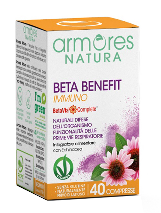 ARMORES BETA BENEFIT IMMUNO 40 COMPRESSE - Luckyfarma.it