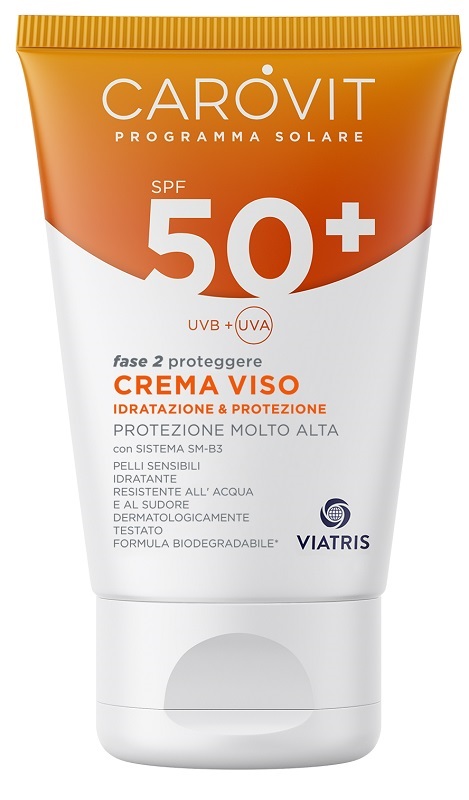 CAROVIT PROGRAMMA SOLARE CREMA VISO SPF50+ 50 ML - Luckyfarma.it